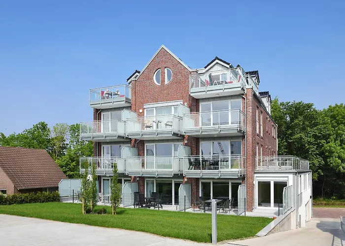 公寓 Meckis Panorama-suiten In Der Residenz Waterkant 埃森斯
