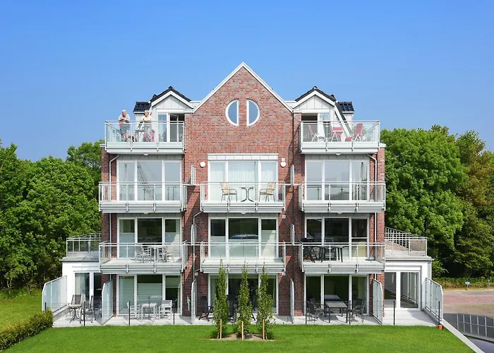 公寓 Meckis Panorama-suiten In Der Residenz Waterkant 埃森斯